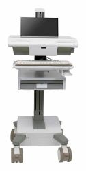 Ergotron M021-0101-110001-1-0 βάση & στήριγμα All-in-One PC/workstation 19,5 kg Λευκός [Άσπρος], Γκρι 43,2 cm [17"] 