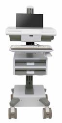 Ergotron M021-0101-111001-1-0 βάση & στήριγμα All-in-One PC/workstation 19,5 kg Λευκός [Άσπρος], Γκρι 43,2 cm [17"] 