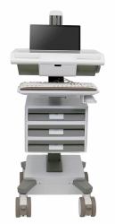 Ergotron M021-0101-111101-1-0 βάση & στήριγμα All-in-One PC/workstation 19,5 kg Λευκός [Άσπρος], Γκρι 43,2 cm [17"] 