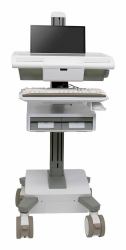 Ergotron M021-0101-120001-1-0 βάση & στήριγμα All-in-One PC/workstation 19,5 kg Λευκός [Άσπρος], Γκρι 43,2 cm [17"] 