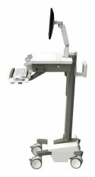 Ergotron M031-0101-100000-1-0 βάση & στήριγμα All-in-One PC/workstation 19,5 kg Λευκός [Άσπρος], Γκρι 61 cm [24"] 