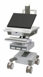 Ergotron M031-0101-130001-1-0 βάση & στήριγμα All-in-One PC/workstation 19,5 kg Λευκός [Άσπρος], Γκρι 61 cm [24"] 