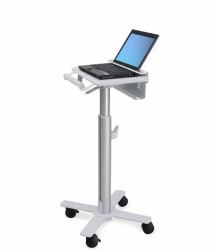 Ergotron StyleView Laptop Cart, SV10 Αλουμίνιο [Αργύλιο], Λευκός [Άσπρος] Καλάθι πολυμέσων 