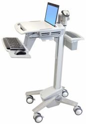Ergotron StyleView EMR Laptop Cart Λευκός [Άσπρος] Καλάθι πολυμέσων 