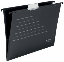 Esselte Leitz 19220095 κρεμαστός φάκελος A4 Χαρτόνι Μαύρος [Μαύρο] 