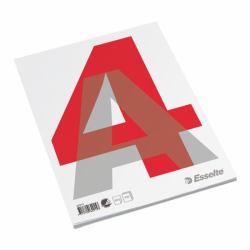 Esselte Glued Pad A4 σημειωματάριο 100 φύλλα Γκρι, Κόκκινο, Λευκός [Άσπρος] 