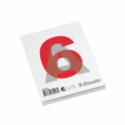 Esselte Glued Pad A6 σημειωματάριο 100 φύλλα Γκρι, Κόκκινο, Λευκός [Άσπρος] 