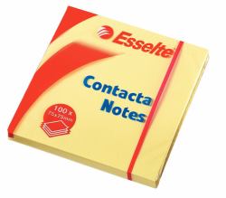 Esselte 83003 αυτοκόλλητο χαρτί σημειώσεων Τετράγωνο Κίτρινο 100 φύλλα 