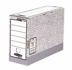 Fellowes 1180501 κουτί αποθήκευσης αρχείων Χαρτί Γκρι 