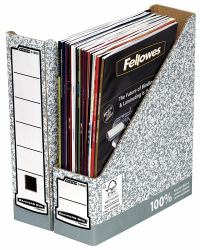 Fellowes 0186004 κουτί αποθήκευσης αρχείων Χαρτί Γκρι 