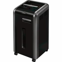 Fellowes Powershred καταστροφέας εγγράφων Κοπή σε λωρίδες 24 cm Μαύρος [Μαύρο], Άργυρος 