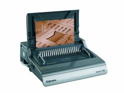 Fellowes Galaxy E Comb Μηχανή βιβλιοδεσίας 500 φύλλα Μαύρος [Μαύρο], Άργυρος 