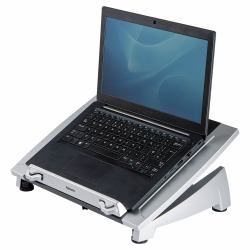 Fellowes 8036701 βάσεις τετραδίων Βάση φορητού υπολογιστή Μαύρος [Μαύρο], Άργυρος 43,2 cm [17"] 