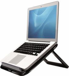 Fellowes 8212001 βάσεις τετραδίων Βάση φορητού υπολογιστή Μαύρος [Μαύρο], Γκρι 43,2 cm [17"] 