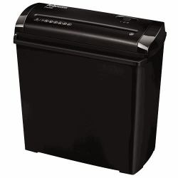 Fellowes P-25S καταστροφέας εγγράφων Κοπή σε λωρίδες 22 cm Μαύρος [Μαύρο], Γκρι 