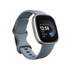 Fitbit Versa 4 Ψηφιακός Οθόνη αφής Λευκόχρυσος [Πλατινένιος] GPS 