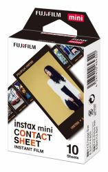 Fujifilm Instax MINI Contact Sheet Film Μαύρος [Μαύρο] 
