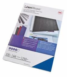 GBC LinenWeave A4 Μπλε 100 τεμάχια 