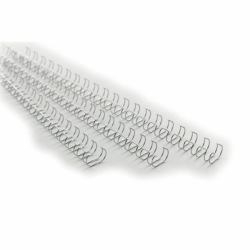 GBC WIREBIND 21LOOP A4 6MM SILVER [100] 