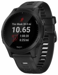Garmin Forerunner 945 3,05 cm [1.2"] MIP 47 mm Ψηφιακός 240 x 240 εικονοστοιχεία Οθόνη αφής Μαύρος [Μαύρο] Wi-Fi GPS 