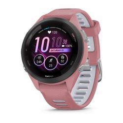 Garmin Forerunner 265S 2,79 cm [1.1"] AMOLED 42 mm Ψηφιακός 360 x 360 εικονοστοιχεία Οθόνη αφής Μαύρος [Μαύρο], Ροζ Wi-Fi GPS 
