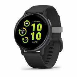 Garmin Vivoactive 5 3,05 cm [1.2"] AMOLED 42 mm Ψηφιακός 390 x 390 εικονοστοιχεία Οθόνη αφής Μαύρος [Μαύρο] Wi-Fi GPS 