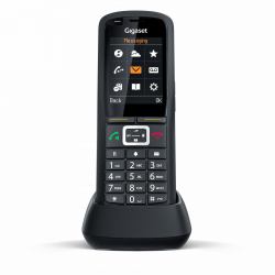 Gigaset R700H PRO Τηλέφωνο DECT Αναγνωριστικό καλούντος Μαύρος [Μαύρο]  - Έκδοση UK