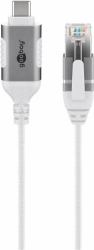 Goobay 74389 μετατροπέας καλωδίου USB 3.1 type A RJ45 Λευκός [Άσπρος] 