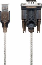 Goobay 95435 σειριακό καλώδιο Διαφανής 1,5 m USB Τύπου-A RS-232 