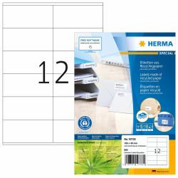 HERMA 10733 ετικέτα εκτύπωσης Λευκός [Άσπρος] Αυτοκόλλητη ετικέτα εκτυπωτή 