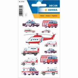 HERMA Blue Light Vehicles αυτοκόλλητο για παιδιά 