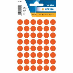 HERMA Multi-purpose labels / colour dots, Ø 13 mm, round, red αυτοκόλλητη ετικέτα Μόνιμο Κόκκινο 240 τεμάχια 