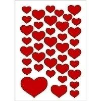 HERMA DECOR stickers small hearts 3 sheets αυτοκόλλητη ετικέτα 