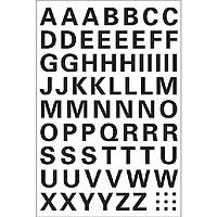HERMA Letters 10mm A-Z weatherproof film black 1 sheet αυτοκόλλητο σύμβολο 