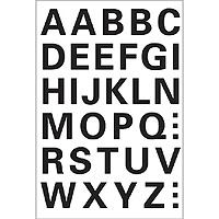 HERMA Letters 15mm A-Z weatherproof film black 1 sheet αυτοκόλλητο σύμβολο 