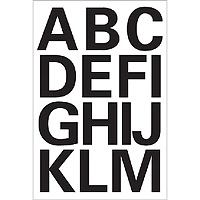 HERMA Letters 25mm A-Z weatherproof film black 2 sheets αυτοκόλλητο σύμβολο 