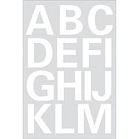 HERMA Letters 25mm A-Z film weatherproof white 2 sheets αυτοκόλλητο σύμβολο 