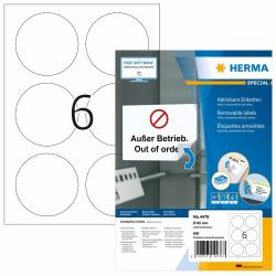 HERMA 4478 ετικέτα εκτύπωσης Λευκός [Άσπρος] Αυτοκόλλητη ετικέτα εκτυπωτή 