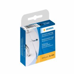 HERMA Reinforcement rings self-adhesive ø 12 transparent 500 pcs. αυτοκόλλητη ετικέτα 500 τεμάχια 