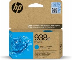 HP Αυθεντικό δοχείο κυανού μελανιού 938e EvoMore 
