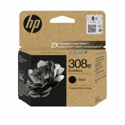 HP Δοχείο αυθεντικού μαύρου μελανιού 308e EvoMore 