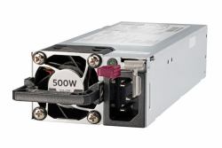 HPE 500W Flex Slot Platinum Hot Plug Low Halogen Power Supply Kit μονάδα τροφοδοσίας Γκρι 