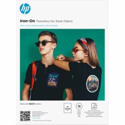 HP Iron-On Transfers for Dark Fabric A4 [210 x 297 mm] 10 sheets 