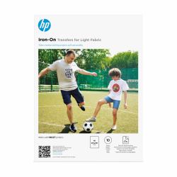 HP Iron-On Transfers for Light Fabric A4 [210 x 297 mm] 10 sheets 