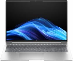 HP EliteBook 6 G1i Notebook AI - AI PC - 177-degree hinge design - Intel Core Ultra 7 - 255U / up to 5.2 GHz - Win 11 Pro - Intel Graphics - 16 GB RAM - 512 GB SSD NVMe - 16" IPS 1920 x 1200 - Gigabit Ethernet - Wi-Fi 6E, Bluetooth - pike silver aluminium - kbd: UK - Έκδοση UK