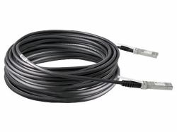 HPE C-Series SFP+ to SFP+ Copper 5.0m DAC InfiniBand & Καλώδιο Οπτικών Ινών 5 m SFP+ Μαύρος [Μαύρο] 