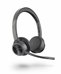 HP Poly POLY Voyager 4320 UC Ακουστικά Ασύρματος Head-band Γραφείο/Τηλεφωνικό κέντρο USB Τύπου-A Bluetooth Μαύρος [Μαύρο] 