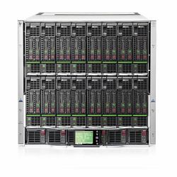 HPE Hewlett Packard Enterprise BLc7000 Platinum Enclosure with 1 Phase 6 Pwr Supplies 10 Fans ROHS 16 OV Lic 