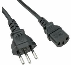 HPE C13 - SEV 1011 CH 250V 10Amp 1.83m Power Cord Μαύρος [Μαύρο] 1,83 m 