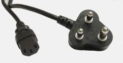 HPE C13 - SABS-164 ZA 250V 10Amp 2.5m Power Cord Μαύρος [Μαύρο] 2,5 m C13 σύνδεσμος 